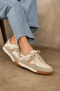 Tenis en Cuero Talco para Dama Retro Bont