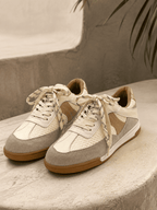 Tenis en Cuero Talco para Dama Retro Bont