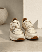 Tenis en Cuero Talco para Dama Boreal Bont