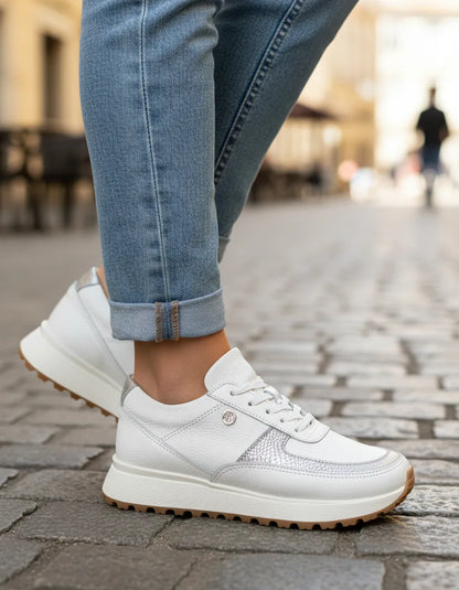 Tenis Blancoeige Mujer en Cuero Bont Catania