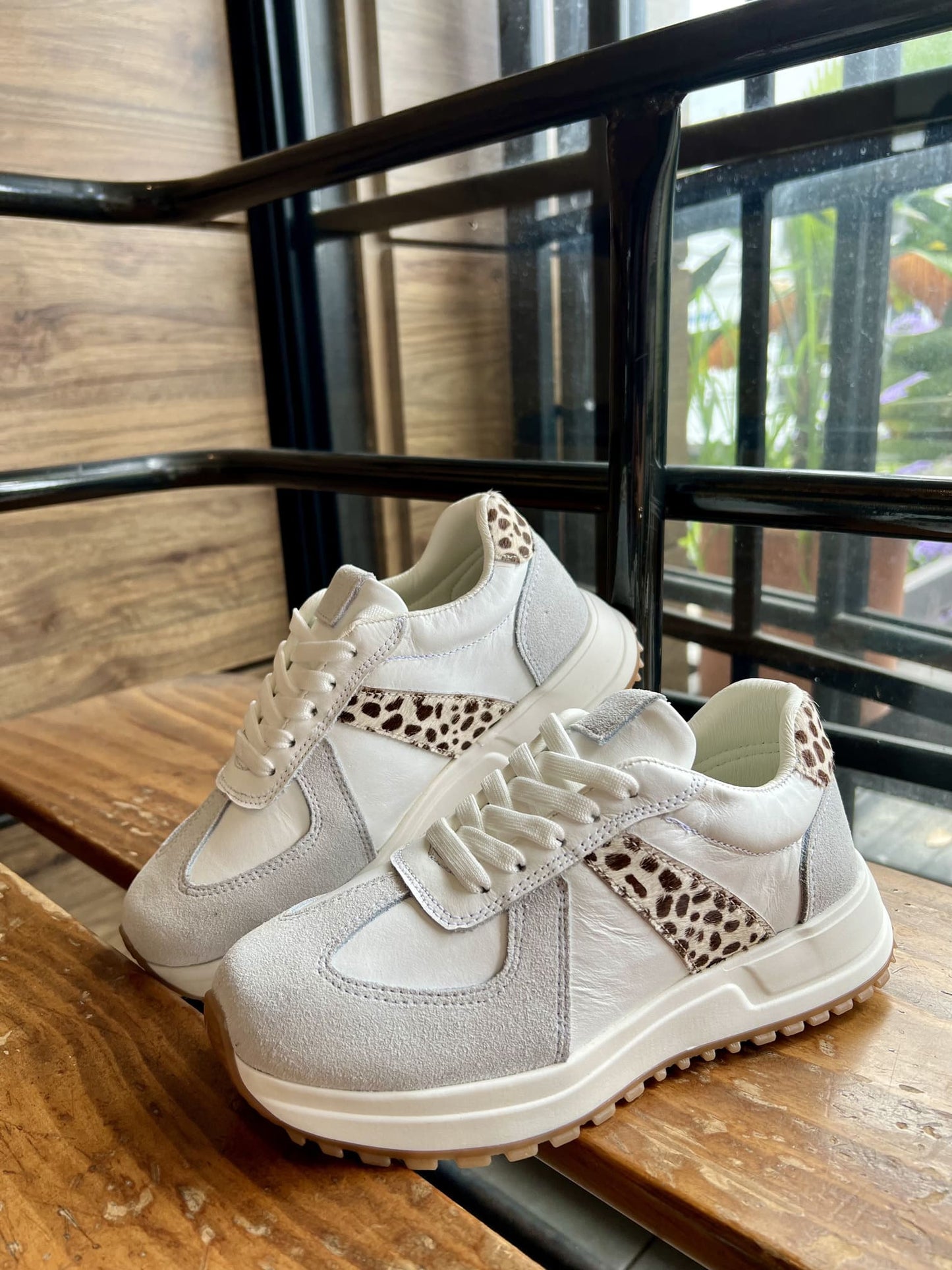 Tenis Blanco Mujer en Cuero Bont Madrid