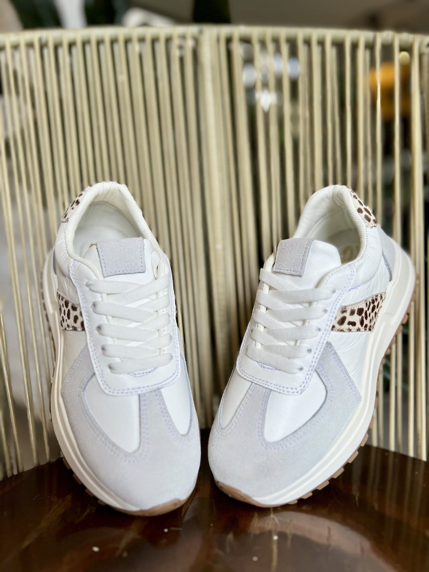 Tenis Blanco Mujer en Cuero Bont Madrid