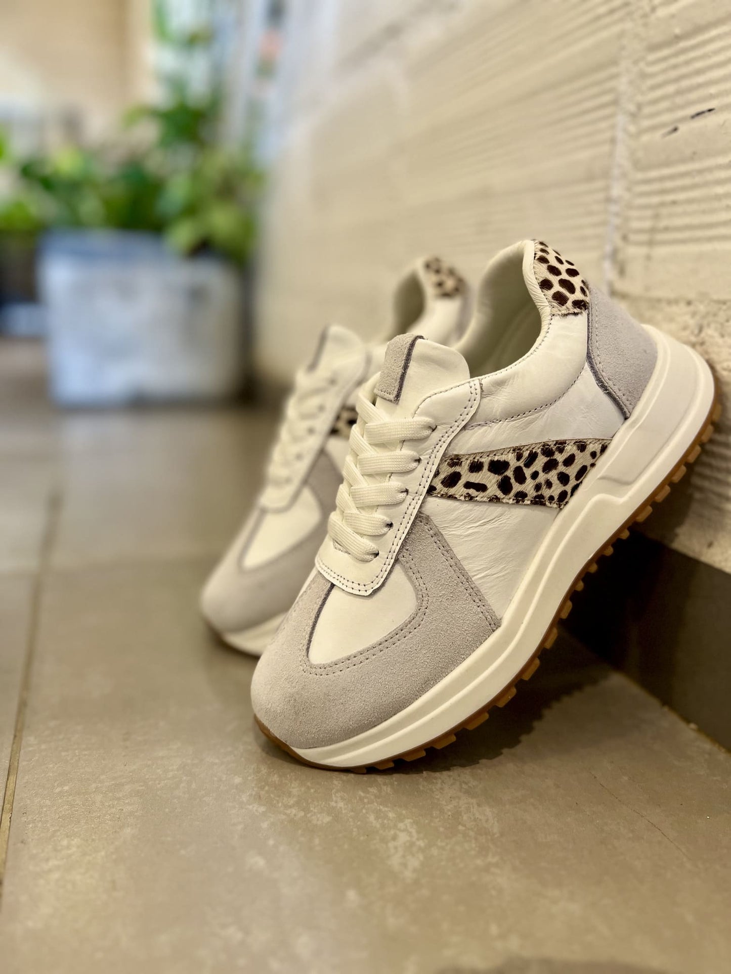 Tenis Blanco Mujer en Cuero Bont Madrid