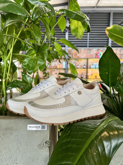 Tenis Blancoeige Mujer en Cuero Bont Catania