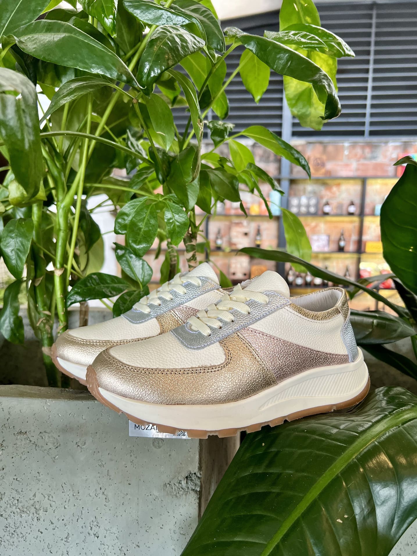 Tenis Multicolor Mujer en Cuero Bont Torino