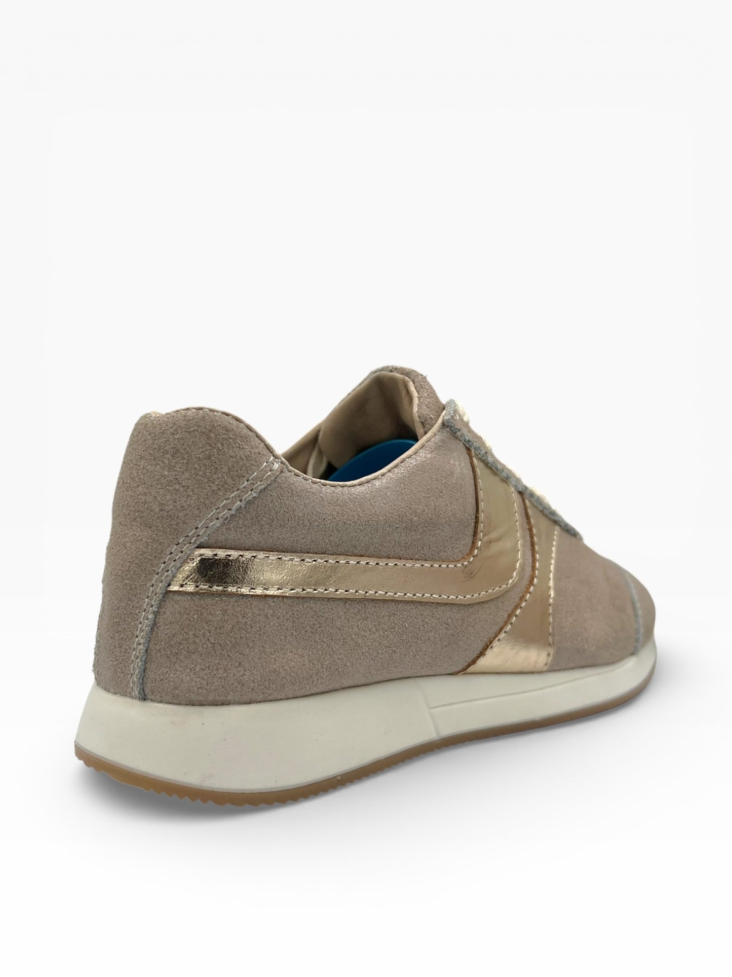 Tenis Beige Mujer Cuero Bont Lucca