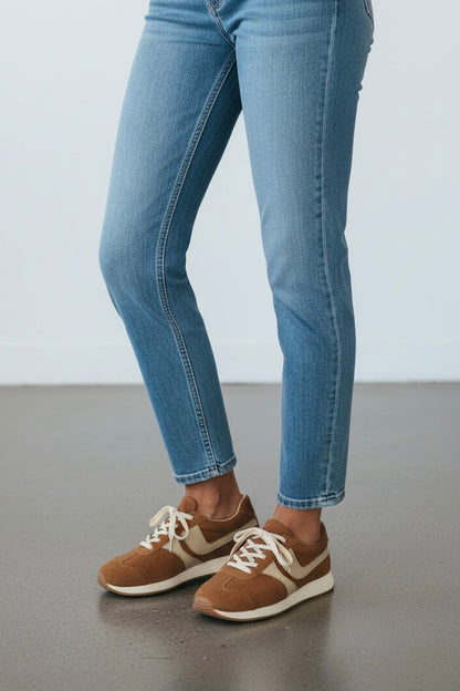 Tenis Miel Mujer Cuero Bont Lucca